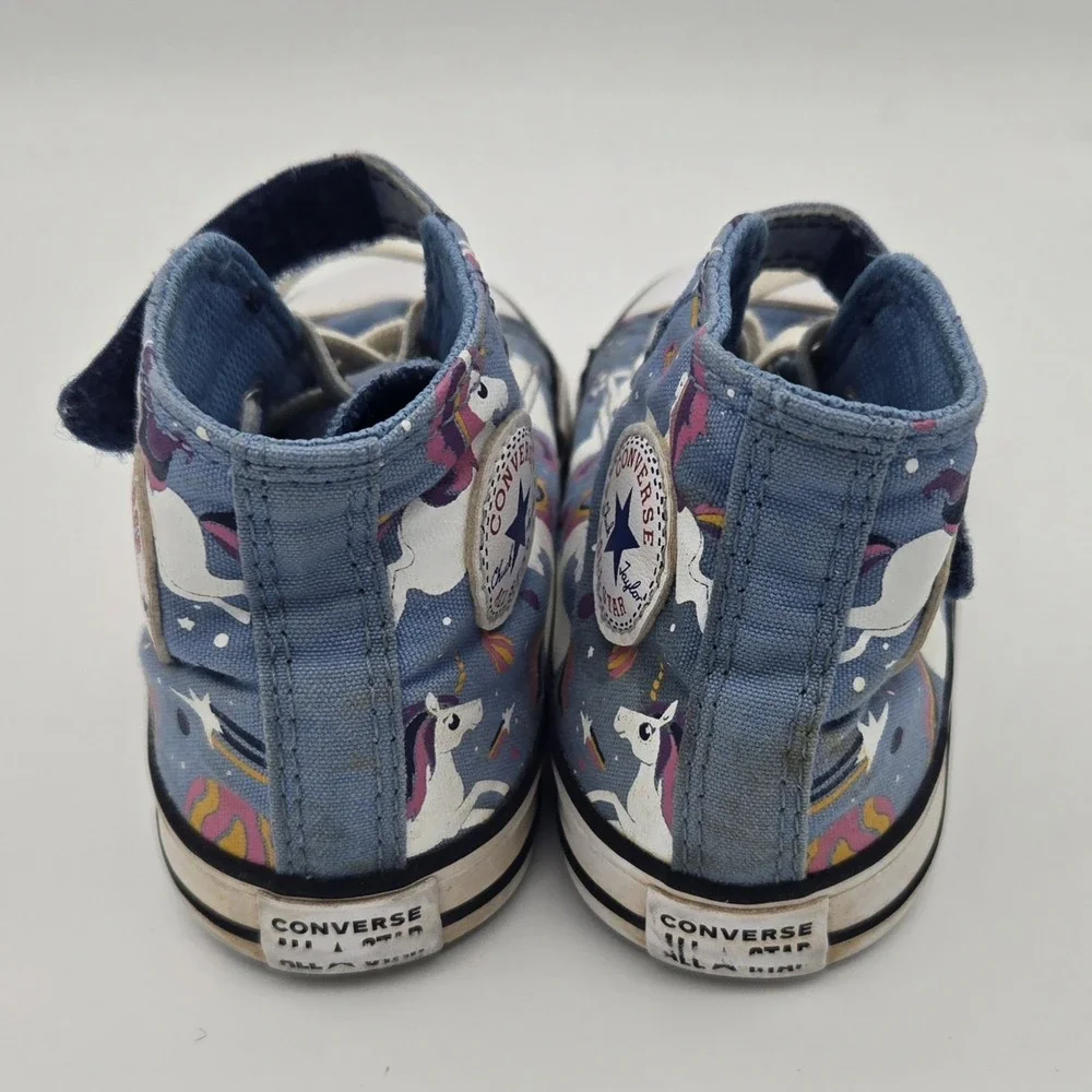 Converse Chuck Taylor All Star Unicons Blue Unicorn High Top Shoes Little Kid 9